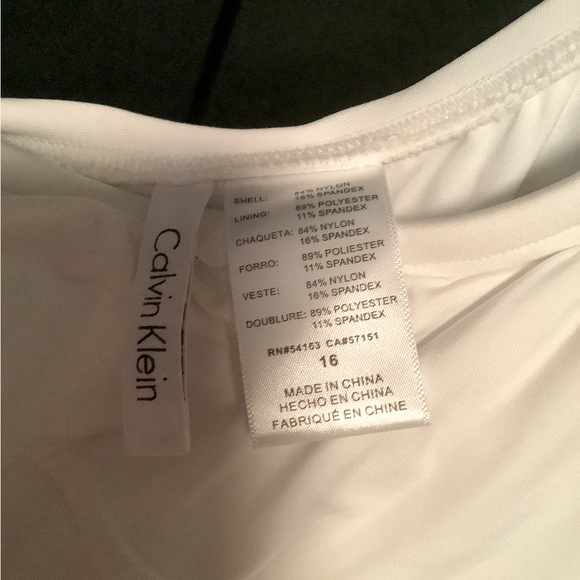 NWT Calvin Klein one piece swimsuit - Picture 3 of 5